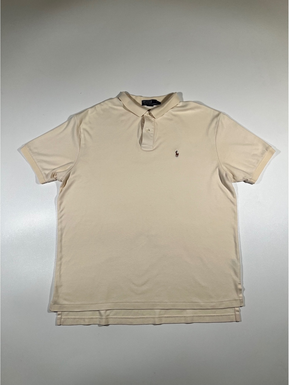 Polo Ralph Lauren cream short sleeve polo shirt
